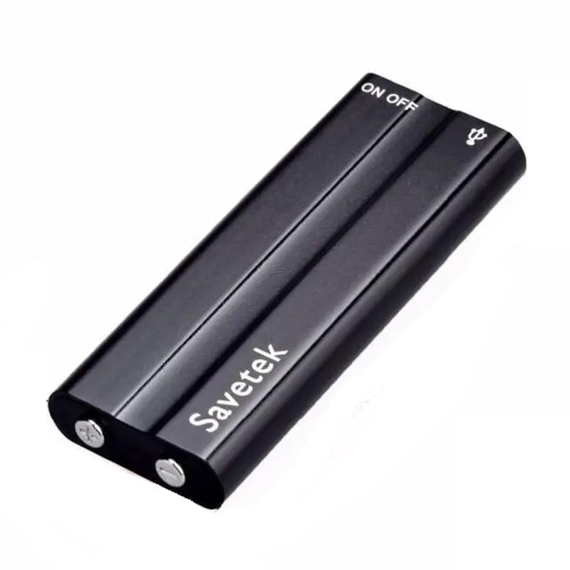 Диктофон мини с активацией голосом и записью по расписанию Savetek 500 PRO GS-R01 8 Гб памяти 18 ч (100297pro)