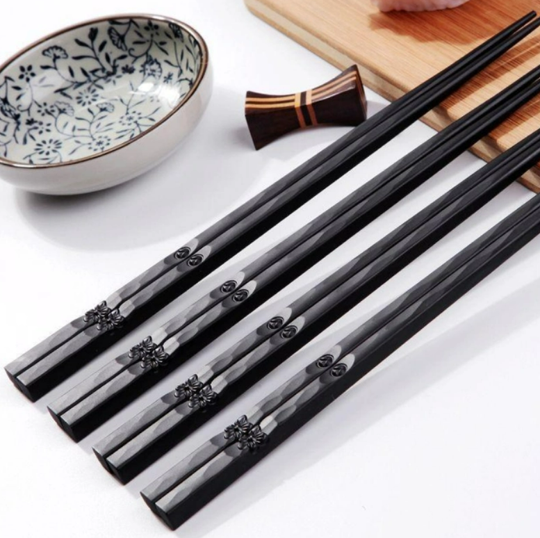Палочки UrbanKit многоразовые для суши 5 пар Черный - фото 5 Палочки UrbanKit многоразовые для суши 5 пар Черный - фото 5