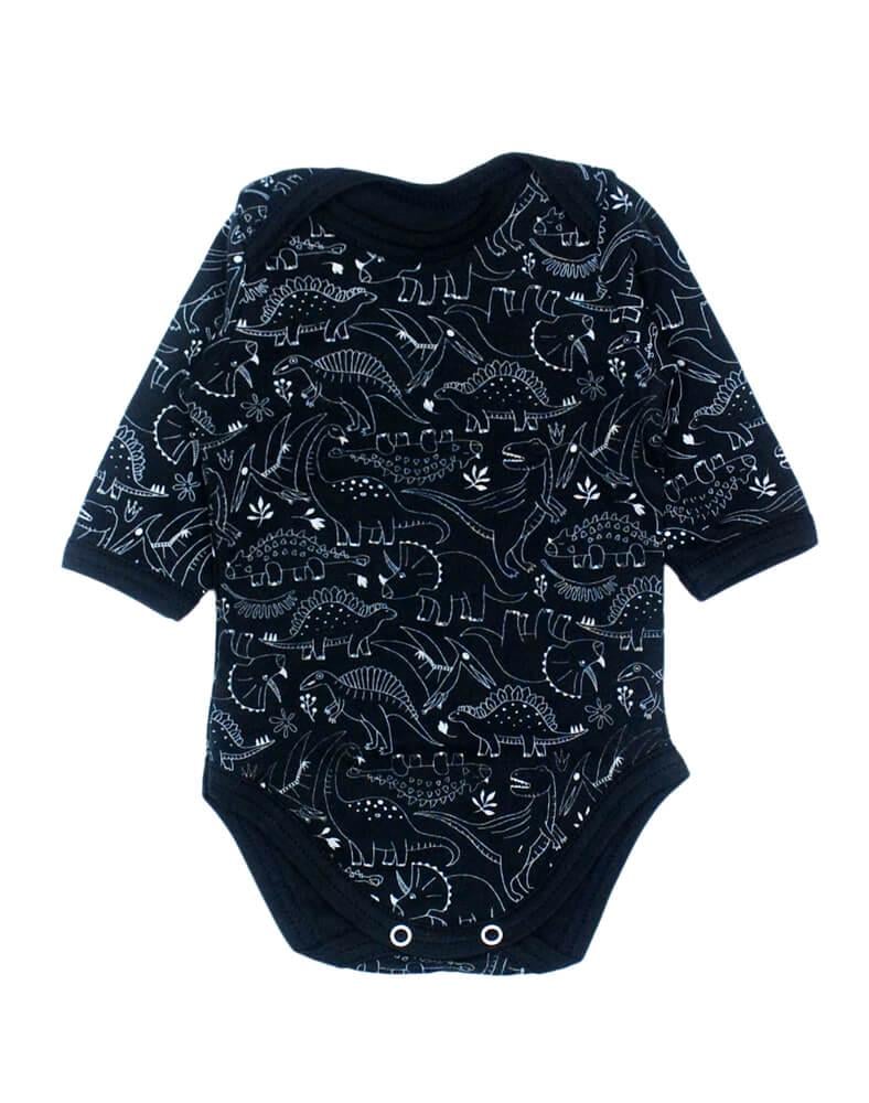 Боди детский Динозавры 68 см Синий (1717-68)