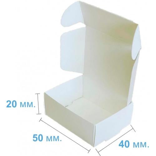Коробка 050х40х20 мм подарункова Білий (415) - фото 2 Коробка 050х40х20 мм подарункова Білий (415) - фото 2