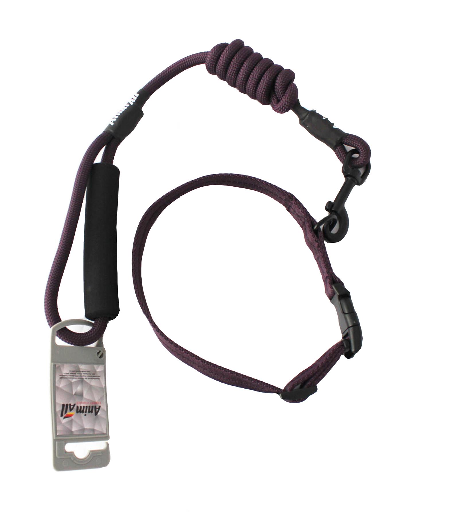 Поводок-ошейник AnimAll HJ-Y304-LC Deep purple 10x1200x20 мм Фиолетовый (2000981142216)