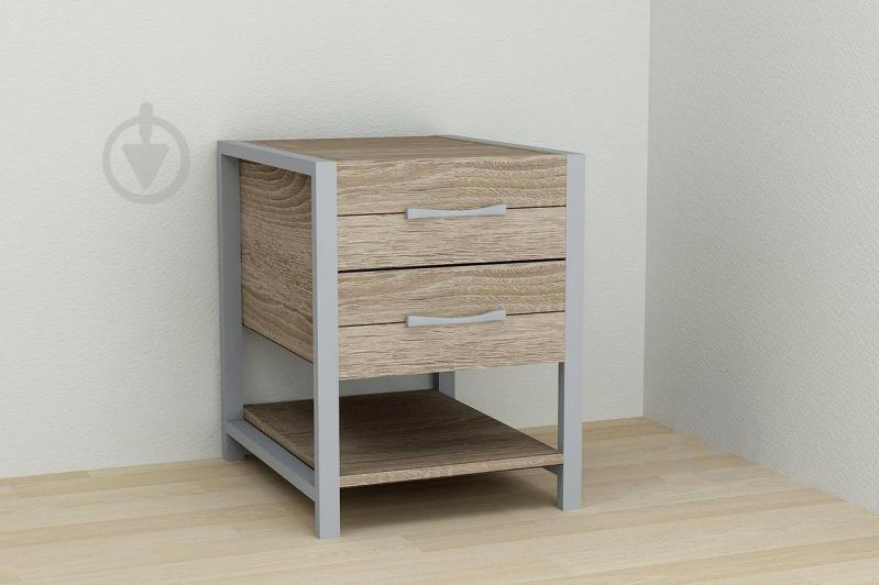 Тумба Ferrum-decor Вивьен 2/1 50x41x40 см Дуб Сонома (XK00143)