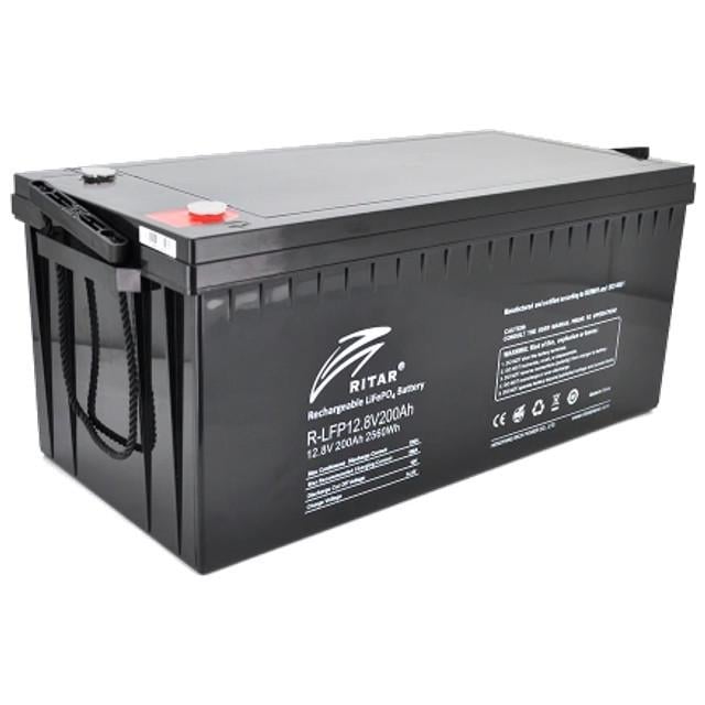 Батарея акумуляторна літієва Ritar R-LFP12.8V200Ah 12.8В 200Аг 200А