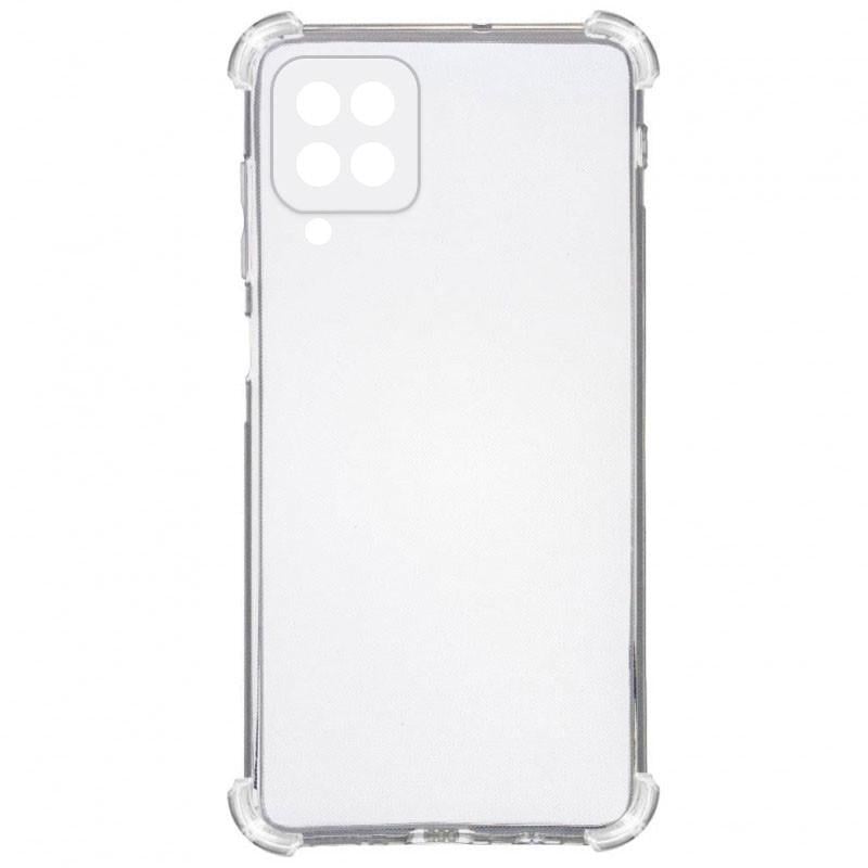 Протиударний TPU чохол GETMAN Ease logo посилені кути Full Camera для Samsung Galaxy M33 5G Безбарвний (прозорий)