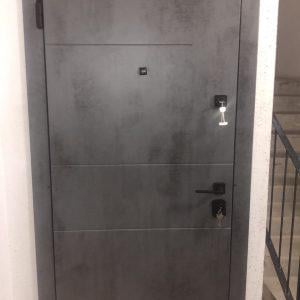 Дверь входная Эконом Redfort дуэт 960х2050 мм Бетон темно-Серый/Бетон (23175331) - фото 4 Дверь входная Эконом Redfort дуэт 960х2050 мм Бетон темно-Серый/Бетон (23175331) - фото 4