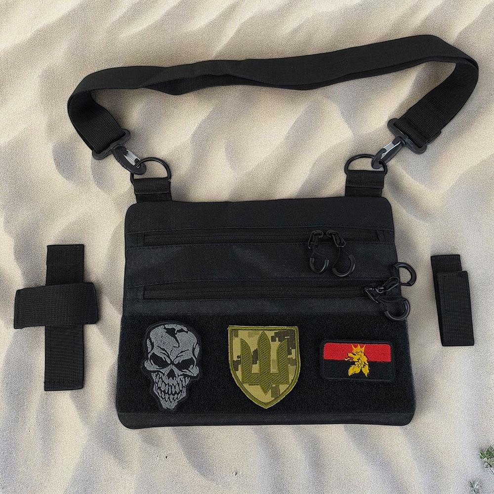 Сумка-кобура мужская 30х24 см Черный (521246) - фото 41 Сумка-кобура мужская 30х24 см Черный (521246) - фото 41