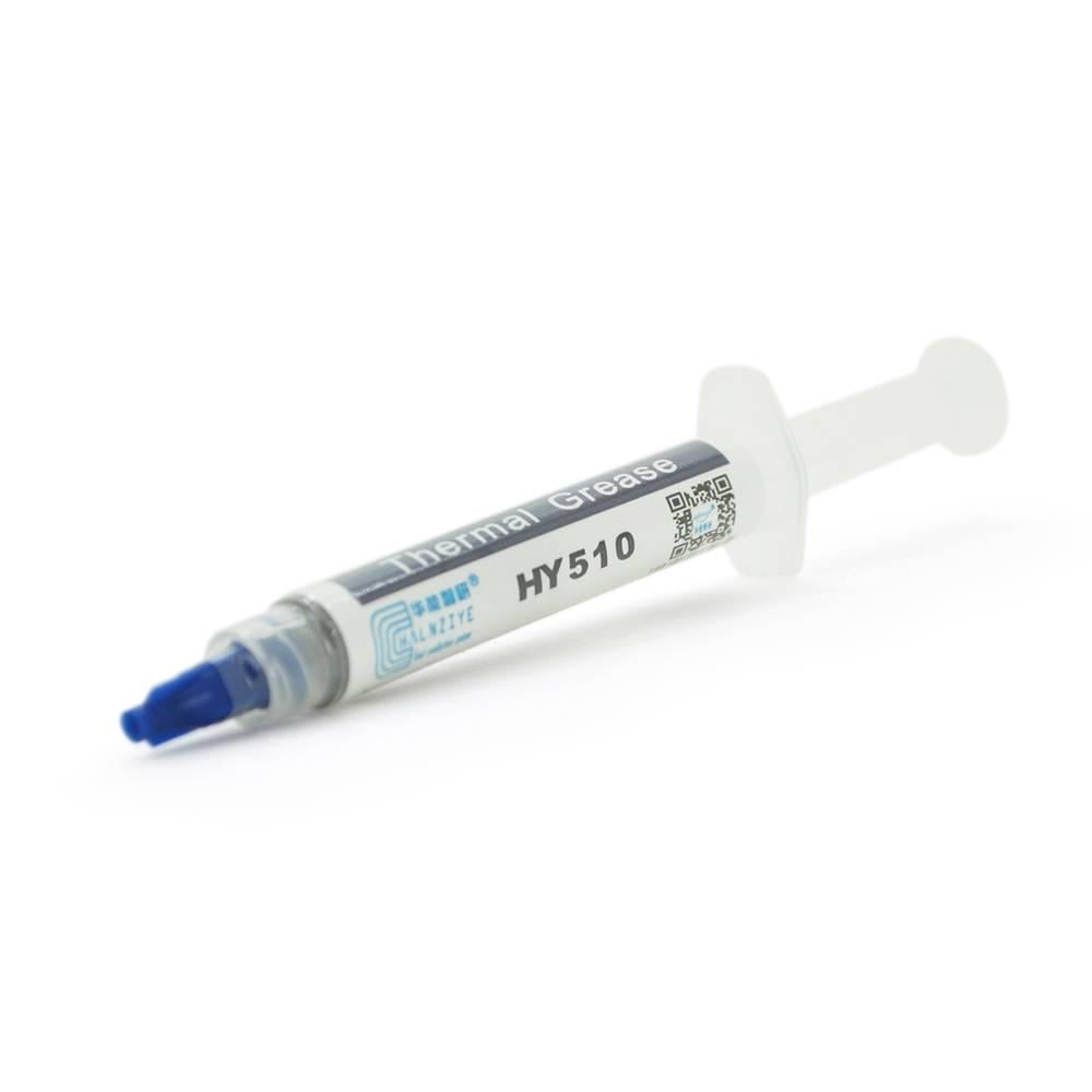 Паста термопровідна HY-510 Q20 шприц > 1 93W/m-K <0,225 ° C-in2/W -30 ° ≈300 ° OEM 3 г Grey (28713)