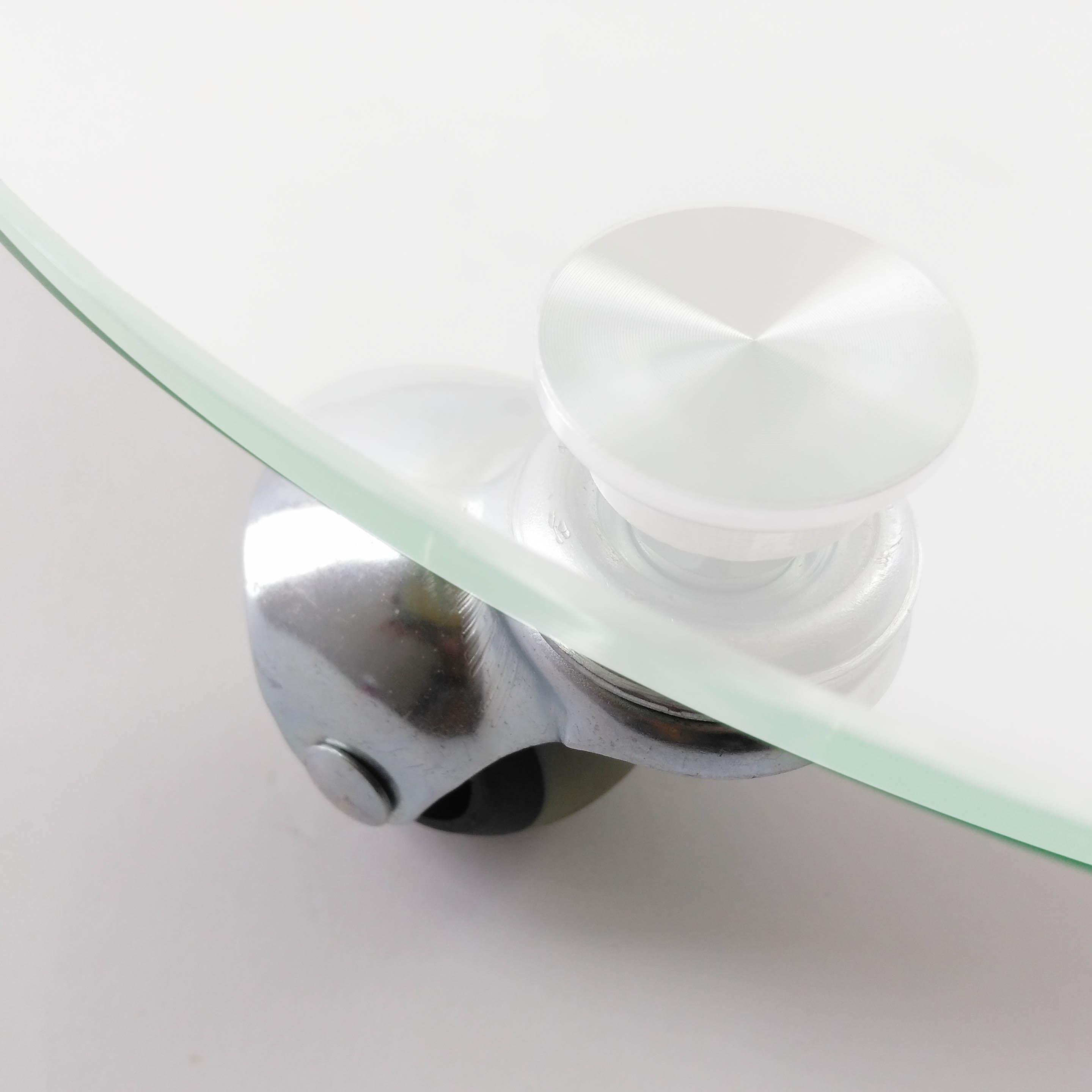 Підставка для квітів Commus Commus ULTRA III 40 s8-10rez скляна на прогумованих коліщатках 40 см Білий (240000077) - фото 3