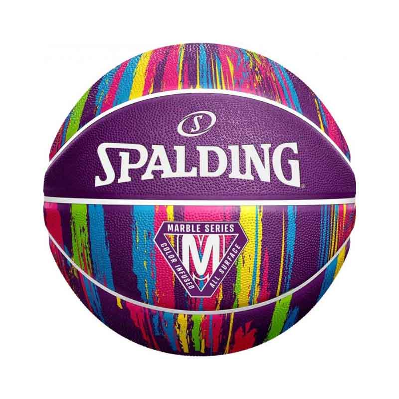 Мяч баскетбольный Spalding Marble Уни р. 7 Фиолетовый (84403Z_7)