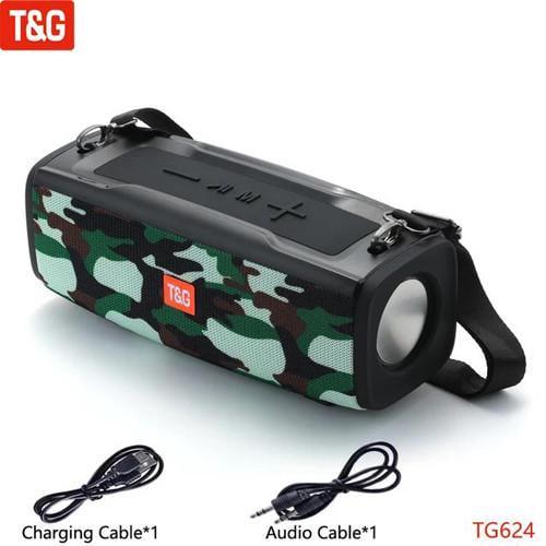 Колонка портативна Bluetooth TG624 RGB Камуфляж (2135321678) - фото 3