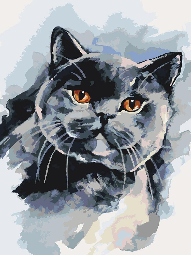 Картина по номерам Идейка Домашний любимец 2 КНО4035 30х40 см