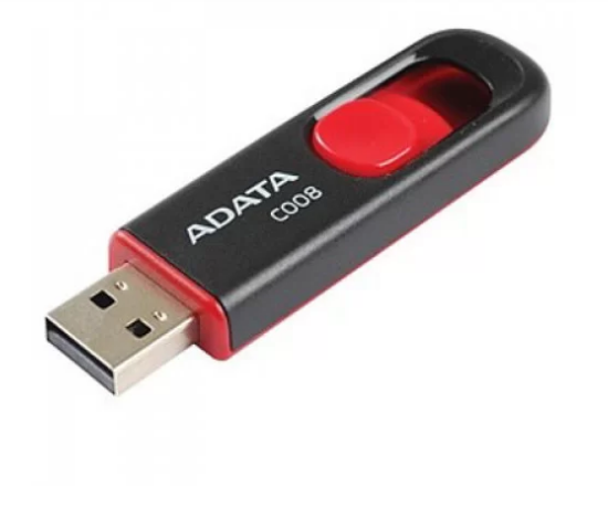 Флеш-память A-DATA USB2.0 C008 16 Gb Black (568859) - фото 2