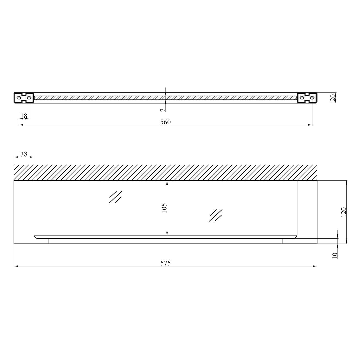 Полка для ванной комнаты Kroner KRP Edelstahl Kubus SCH3907 (20651913) - фото 2 Полка для ванной комнаты Kroner KRP Edelstahl Kubus SCH3907 (20651913) - фото 2