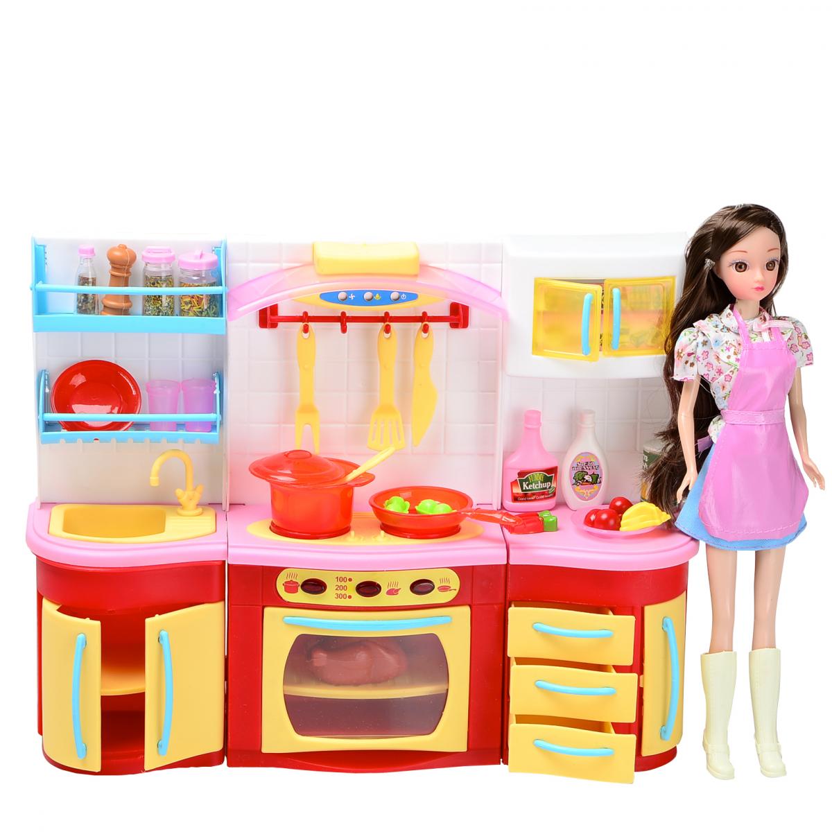 Игровой набор Куxня с куклой (ID182 )