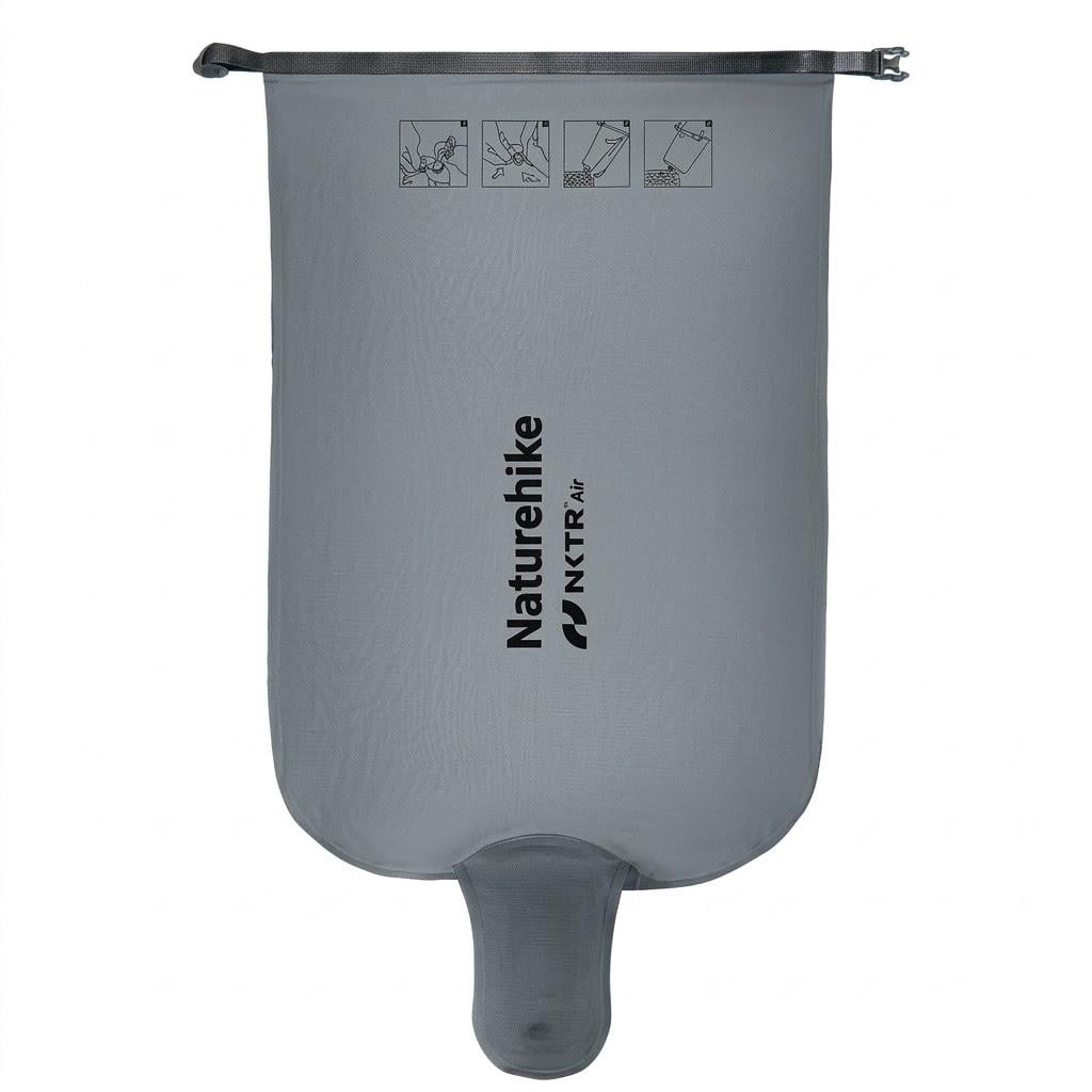 Гермомешок-насос Naturehike CNK2550XB012 8 л 70 г 80х43 см Grey (6977465868268)