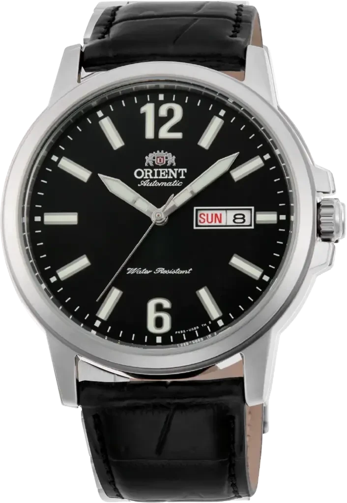 Наручний годинник чоловічий Orient Conmuter RA-AA0C04B19A з сталевим корпусом WR 50 м Чорний (3124584523)