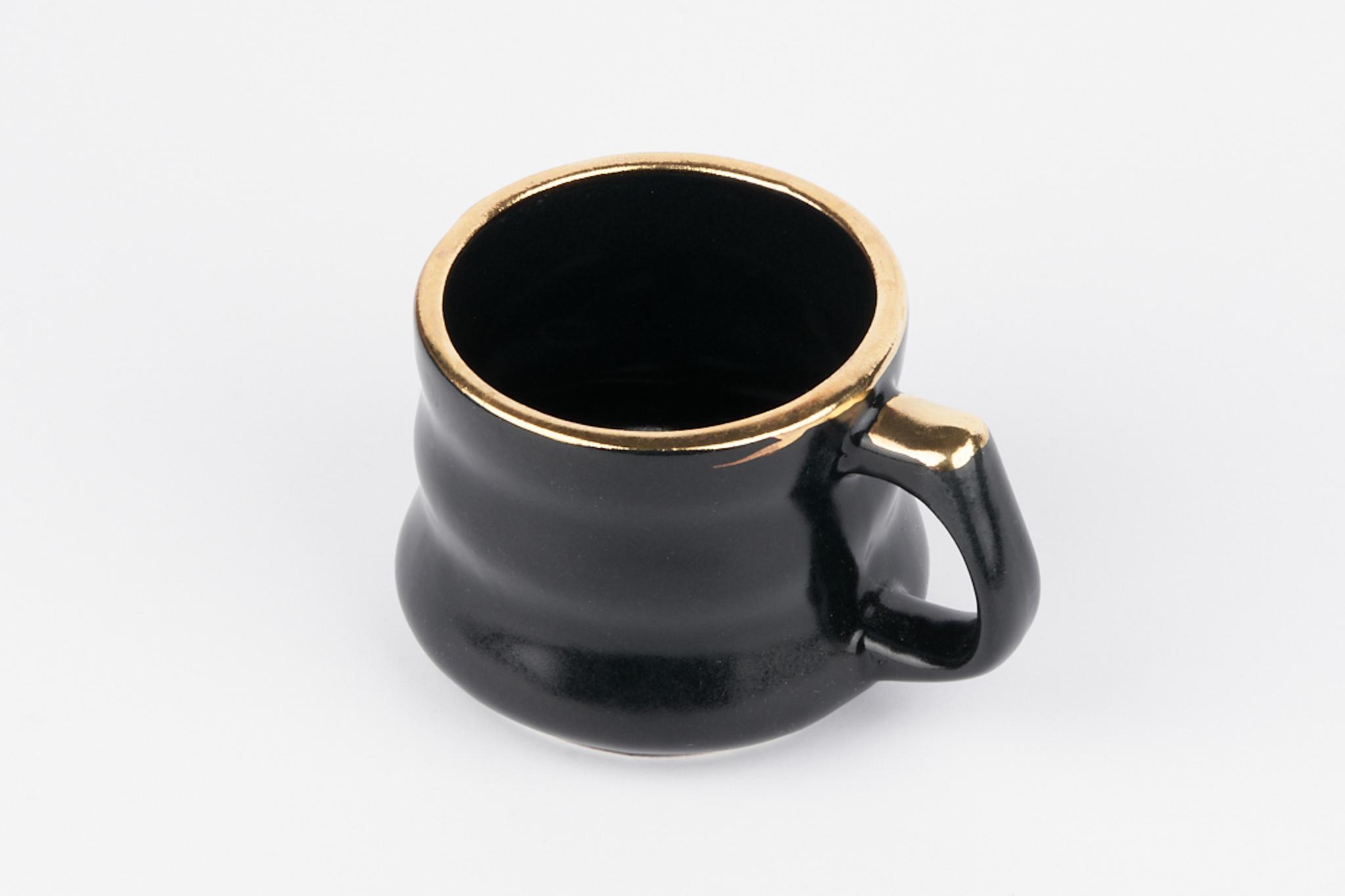 Кружка 0,26 л Чорний/Золотий (1015) Кружка 0,26 л Чорний/Золотий (1015)