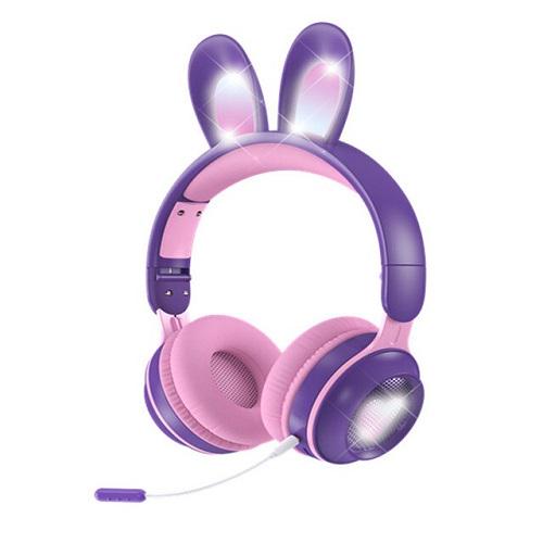 Наушники беспроводные Rabbit Ear KE-01 с LED подсветкой (01811-5) - фото 1