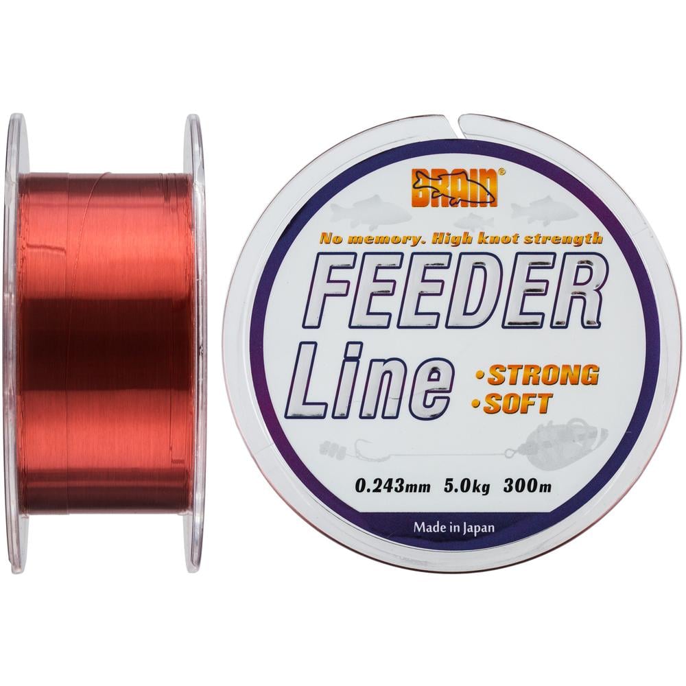 Леска Brain Feeder Copper 0,243 мм 5 кг 300 м (4b60e3f8)