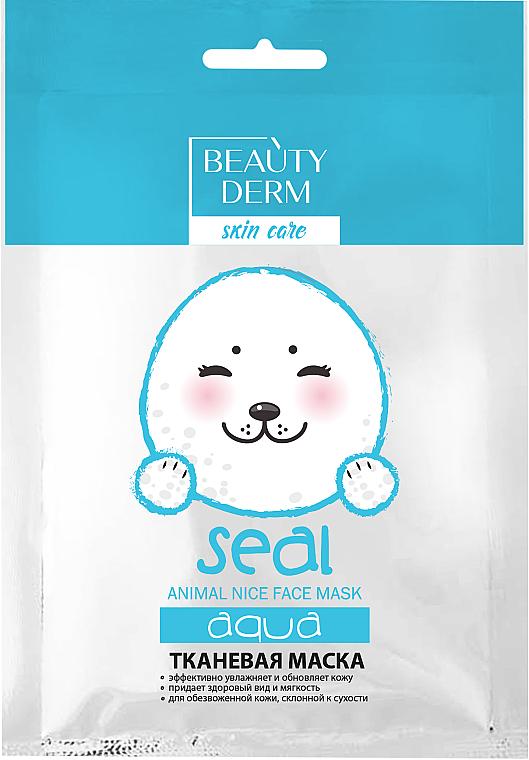 Маска для лица тканевая увлажняющая Beautyderm Animal Seal 25 мл (9456)