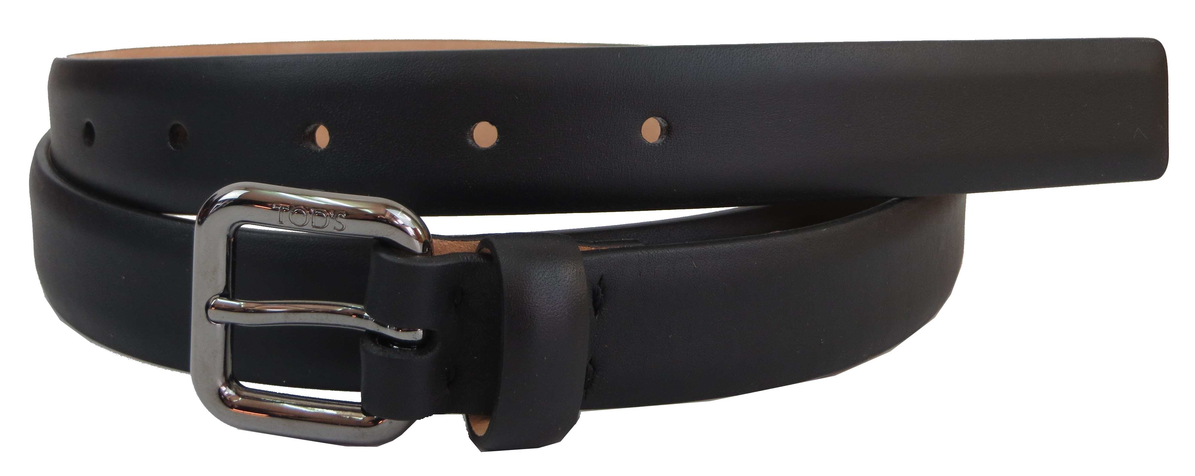 Ремень женский Tods кожаный Черный (S31C42)