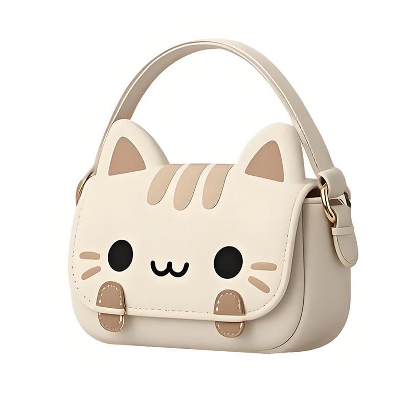 Детская сумка через плечо Lesko CY20017 Кот Beige (32927051)