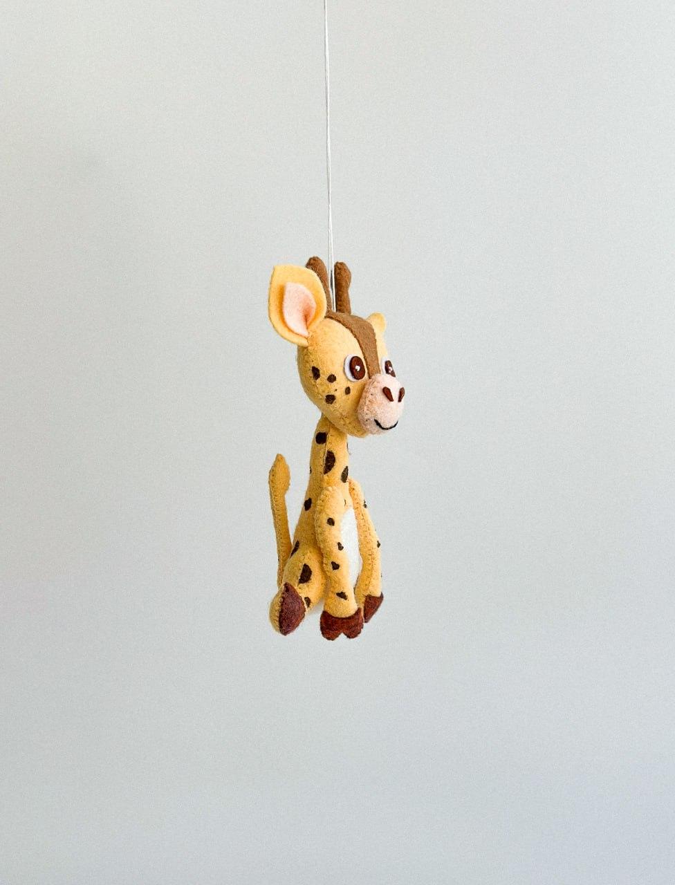 Мягкая игрушка фетровая жираф ручная работа (29472355) - фото 5 Мягкая игрушка фетровая жираф ручная работа (29472355) - фото 5