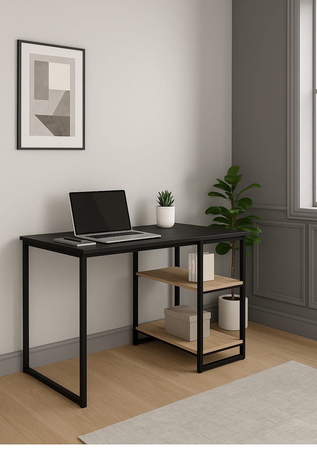 Стол письменный в стиле лофт EcoLoft (IN-2757)