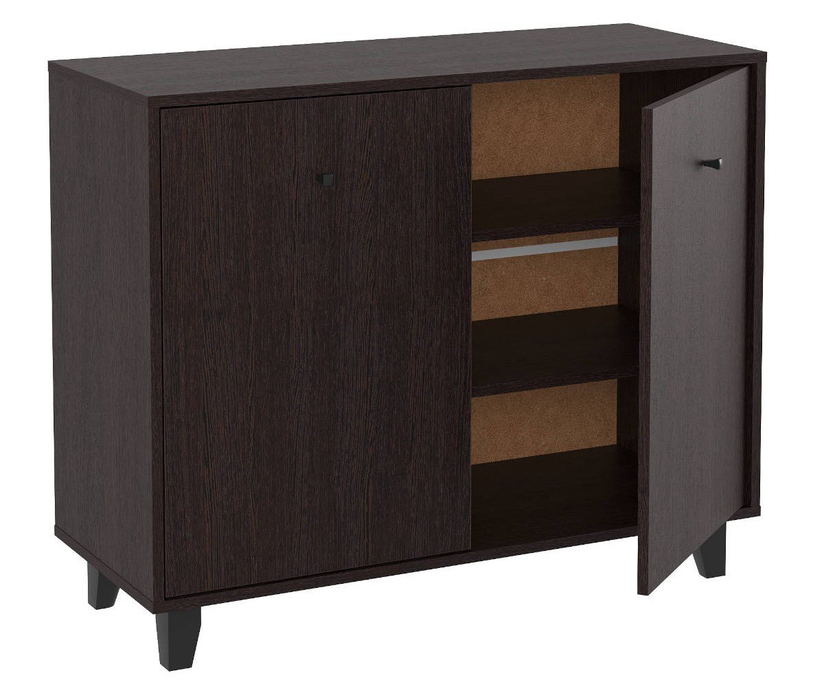 Комод із дверцятами Компаніт Комод-20 100х40х82 см Венге темний (15329)