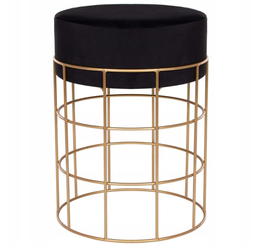 Пуф Alegro Black Springos Чорний (MR43040)