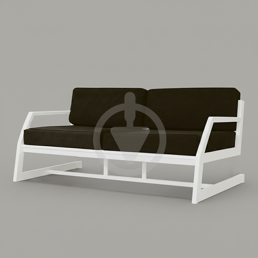 Диван металевий AVVS tech Атлас вуличний лофт рогожка з підлокотниками 126 см Коричневий/Білий (30222772) - фото 1 Диван металевий AVVS tech Атлас вуличний лофт рогожка з підлокотниками 126 см Коричневий/Білий (30222772) - фото 1