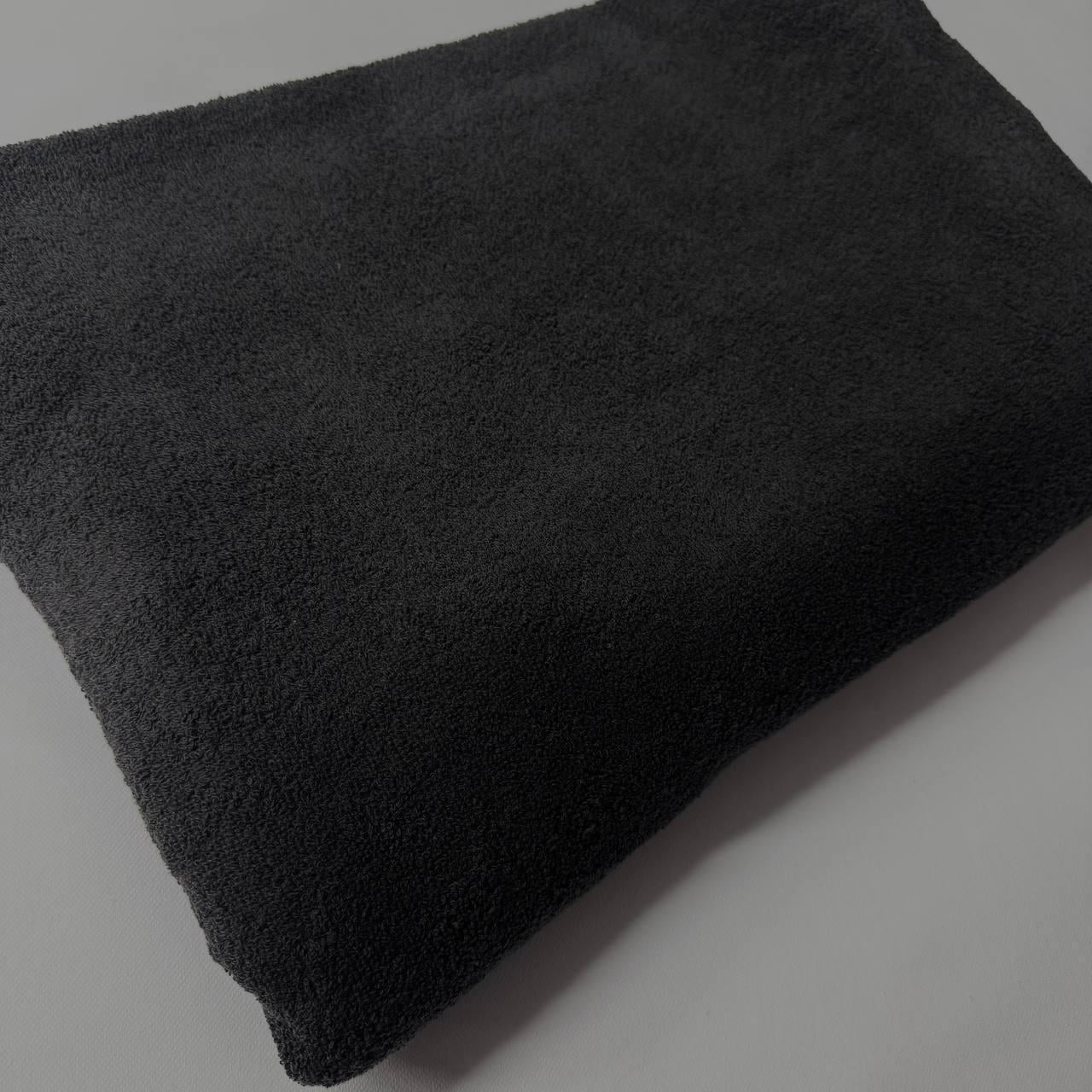 Плед махровый 155x205 см Черный (32615182)