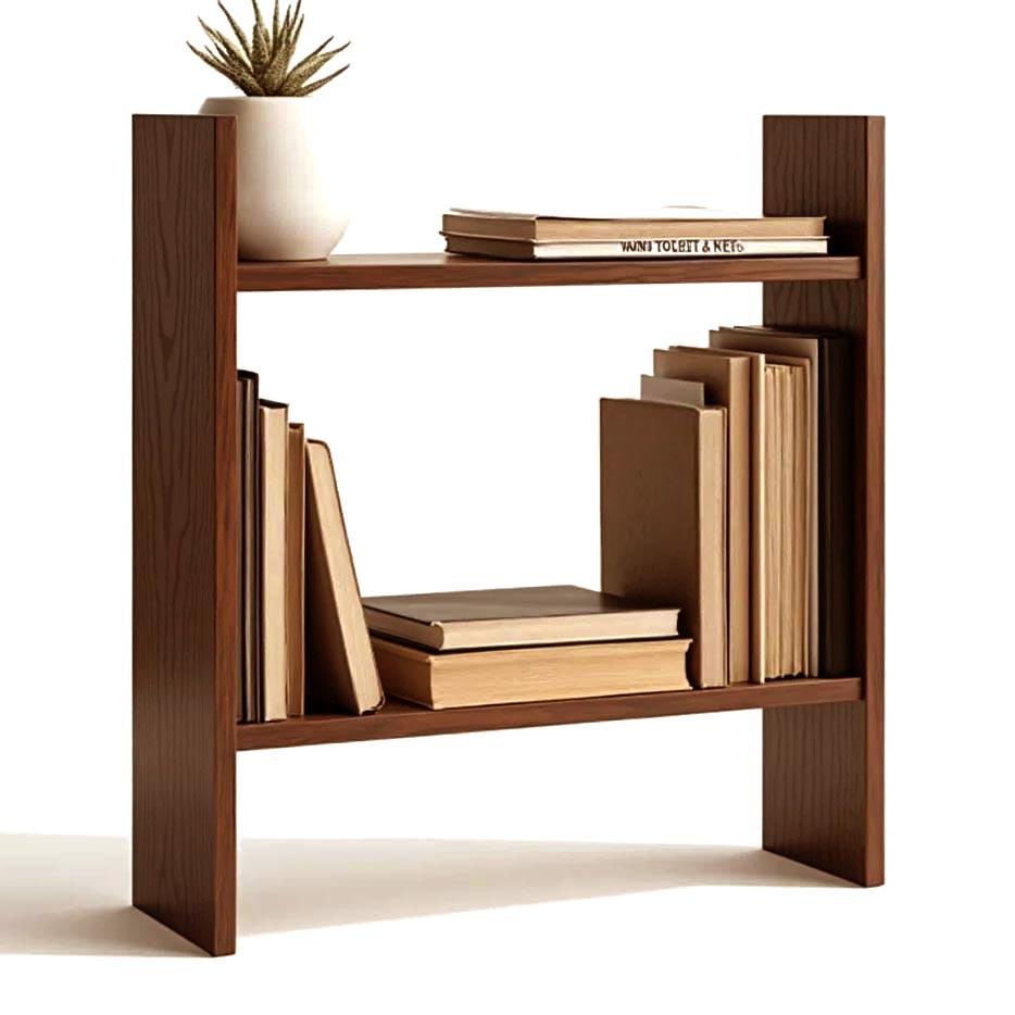 Полка книжная настольная из дерева Коралея Терракот (КПА-040632)