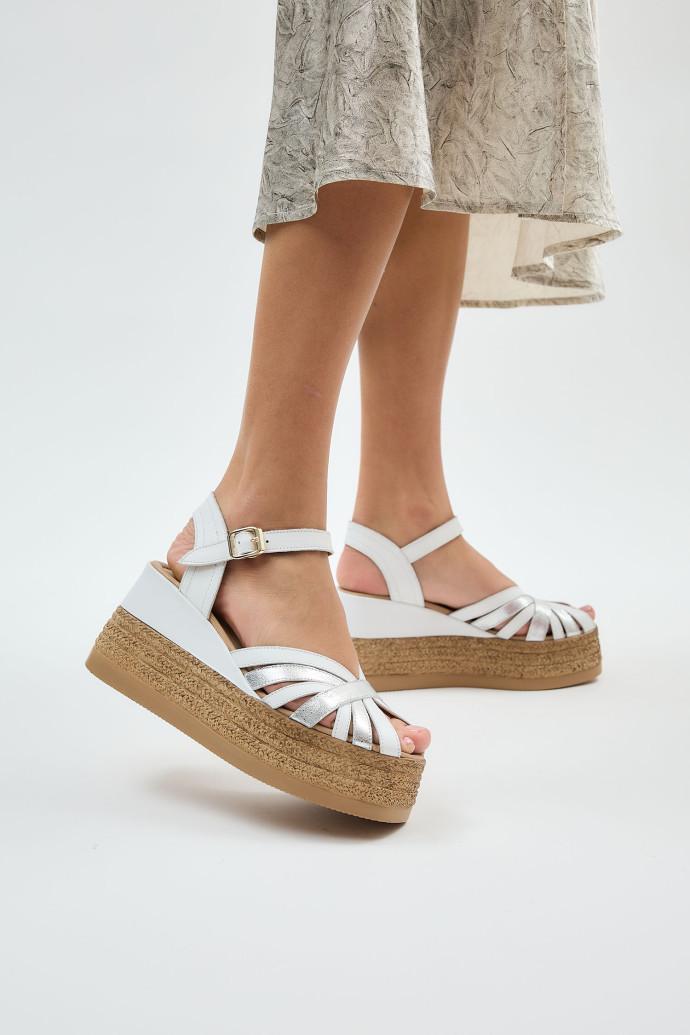 Босоніжки жіночі LONZA шкіряні р. 38 Білий (199879) - фото 3 Босоніжки жіночі LONZA шкіряні р. 38 Білий (199879) - фото 3