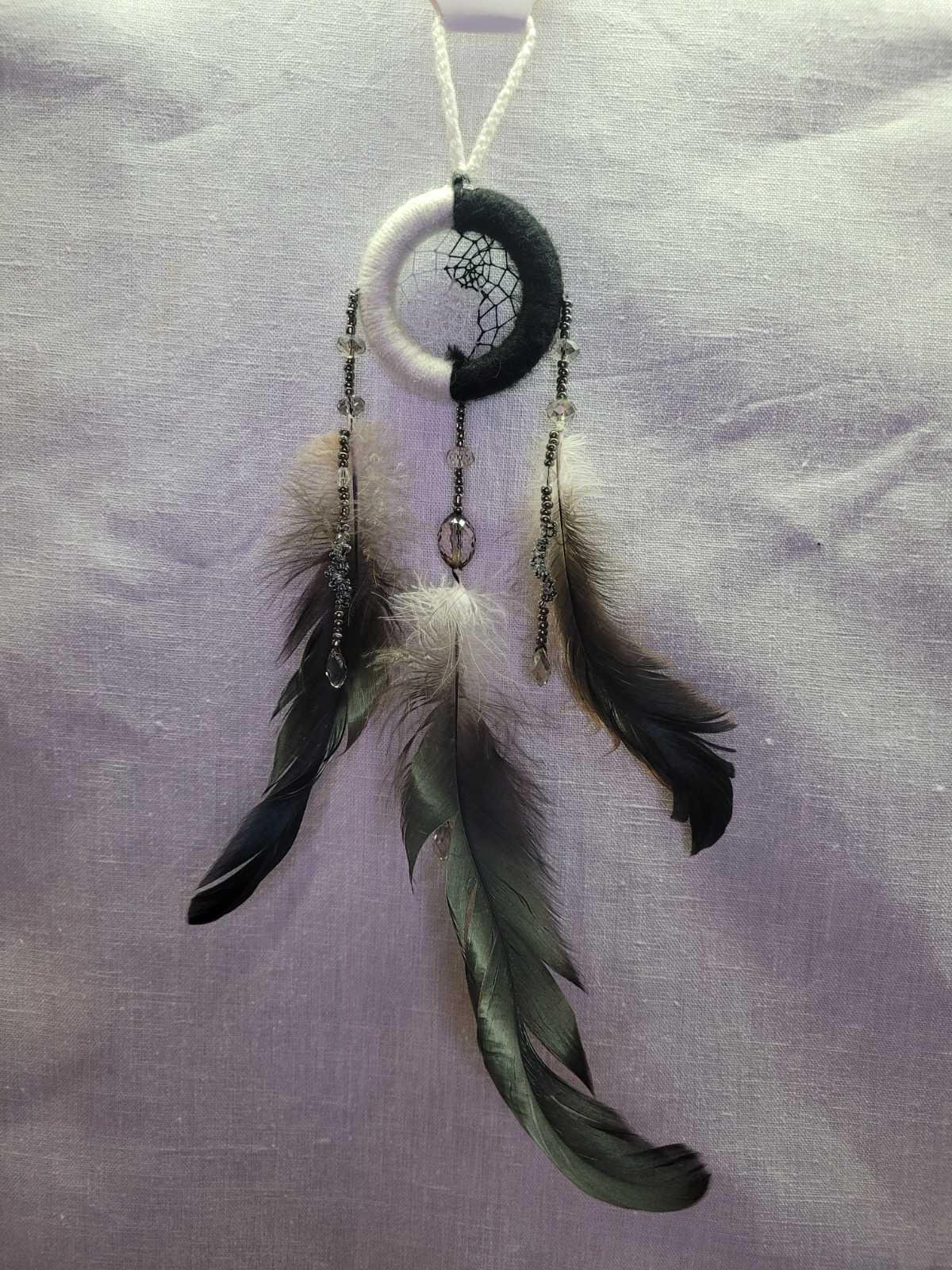 Ловець снів Чорно-білий (124) - фото 2 Ловець снів Чорно-білий (124) - фото 2