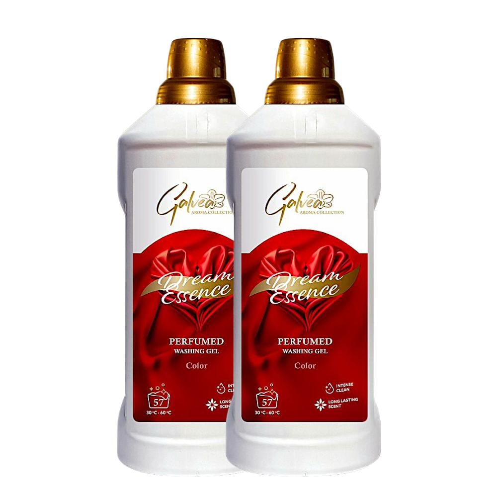 Набір Парфумованого преміум гелю універсального для прання Galvea Dream Essence COLOR по 55 прань 2 л по 2 шт. (304351-2)