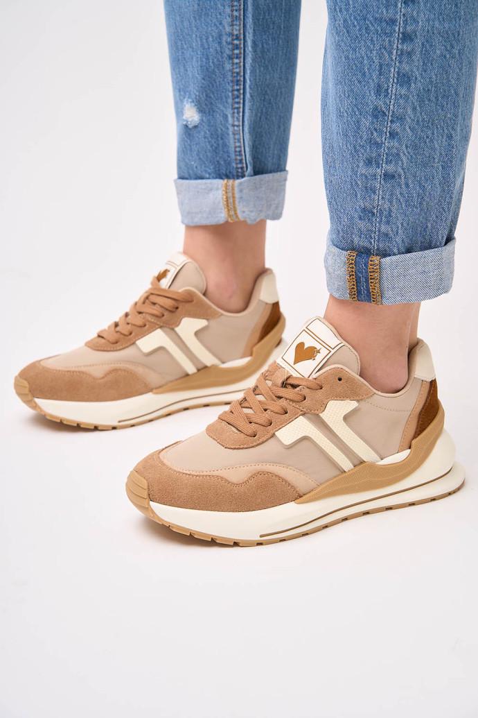 Кроссовки женские LONZA р. 38 Бежевый (174905) - фото 5 Кроссовки женские LONZA р. 38 Бежевый (174905) - фото 5