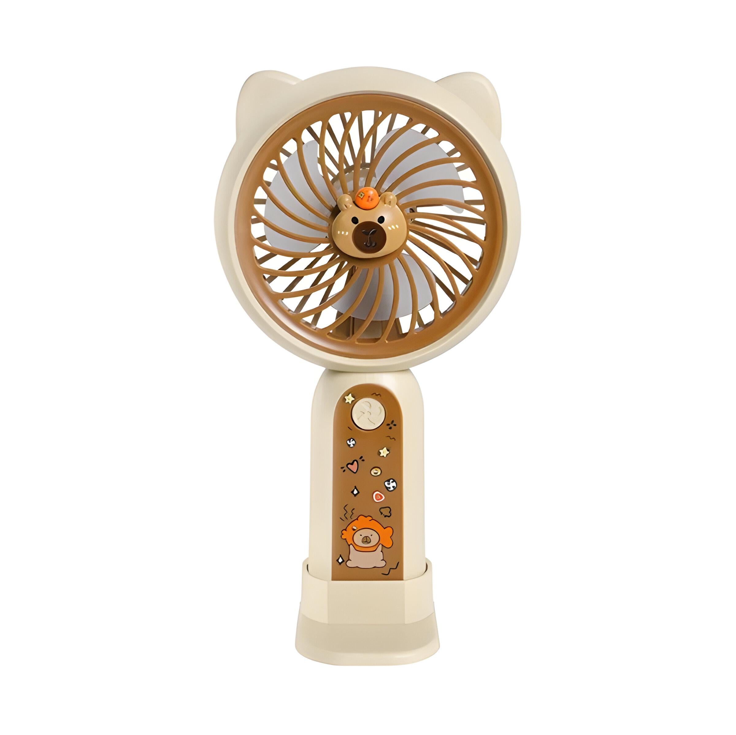 Детский вентилятор Капибара Бежевый (SD-18A)