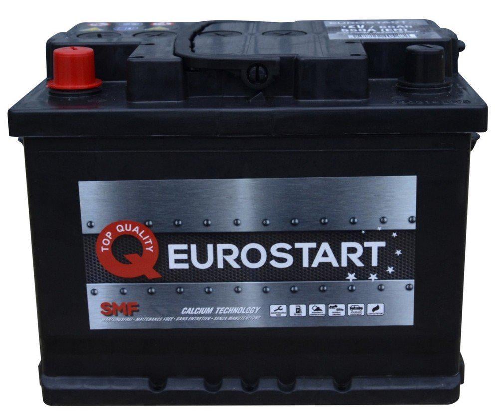 Акумулятор автомобільний EUROSTART 550066043 EN 6СТ-50Ah Аз 430A (43072)