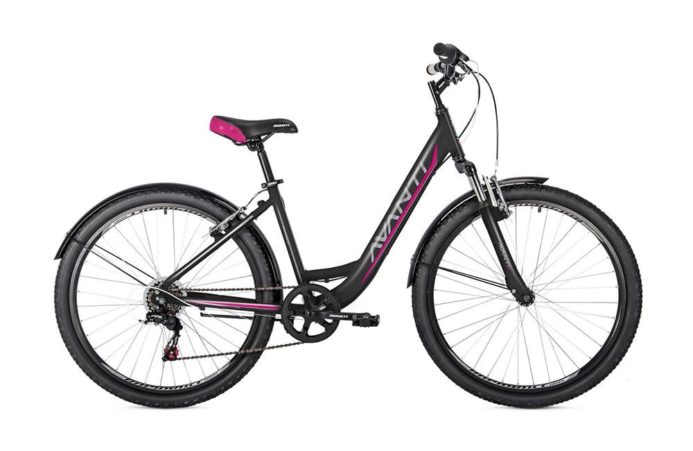 Велосипед женский Avanti Blanco Lady 26" 16" Черный/Фиолетовый (d0276727)