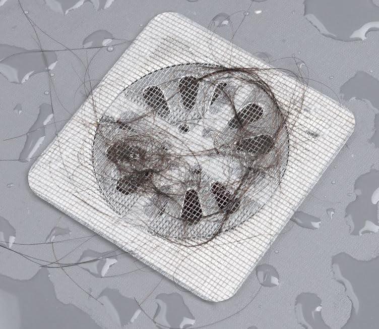 Самоклеючий фільтр-сітка для зливу у ванній/душі/раковині одноразовий 10 шт. Сірий (2610823787) - фото 2 Самоклеючий фільтр-сітка для зливу у ванній/душі/раковині одноразовий 10 шт. Сірий (2610823787) - фото 2