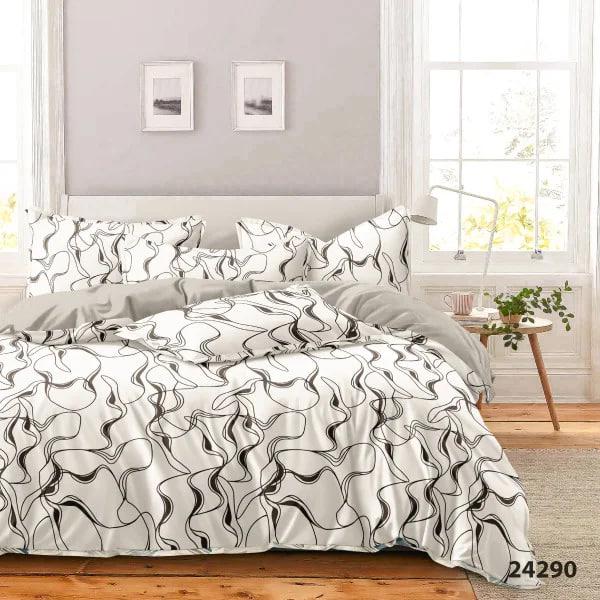 Комплект постельного белья Viluta 24290 с простыней на резинке евро 160х200х25 см (1538) Комплект постельного белья Viluta 24290 с простыней на резинке евро 160х200х25 см (1538)