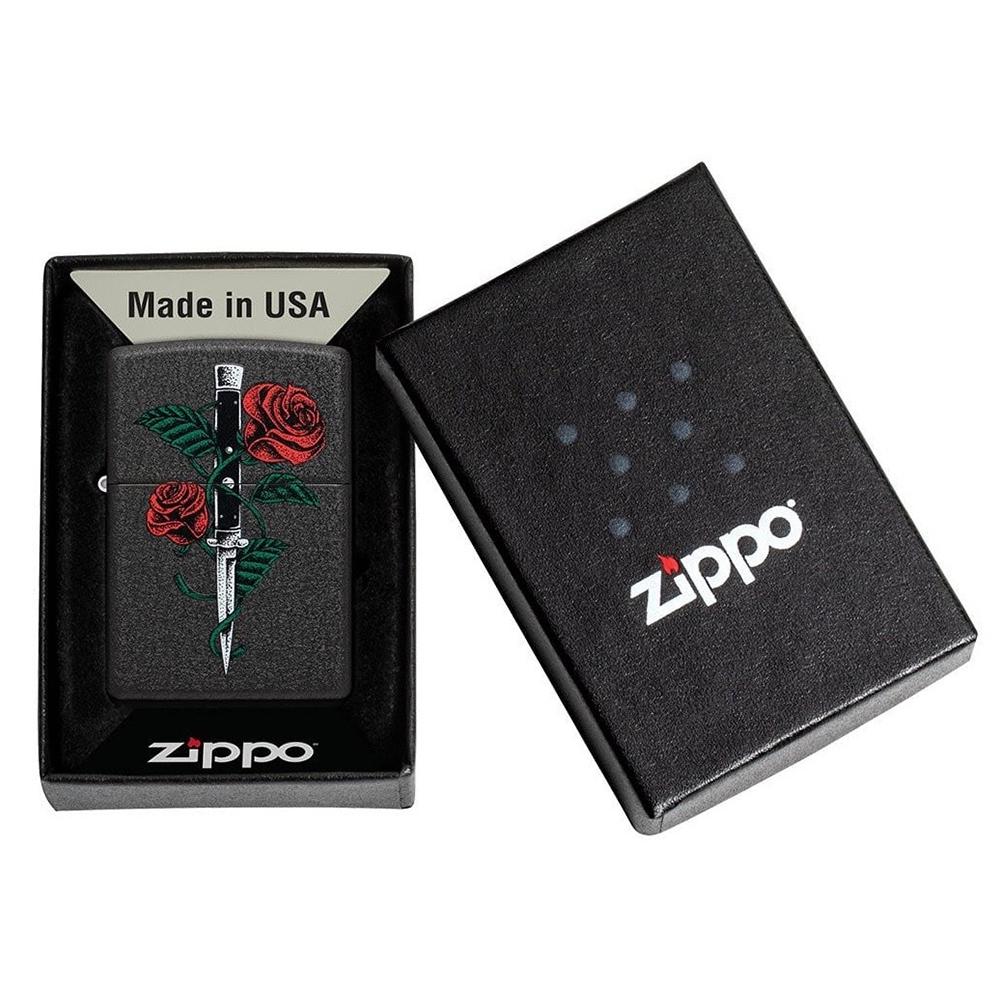 Зажигалка ZIPPO 236 Rose Dagger Tattoo Design - фото 7 Зажигалка ZIPPO 236 Rose Dagger Tattoo Design - фото 7