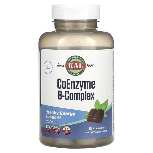 Комплекс В KAL Coenzyme B-Complex 60 Chewables Cocoa Mint (000026062)