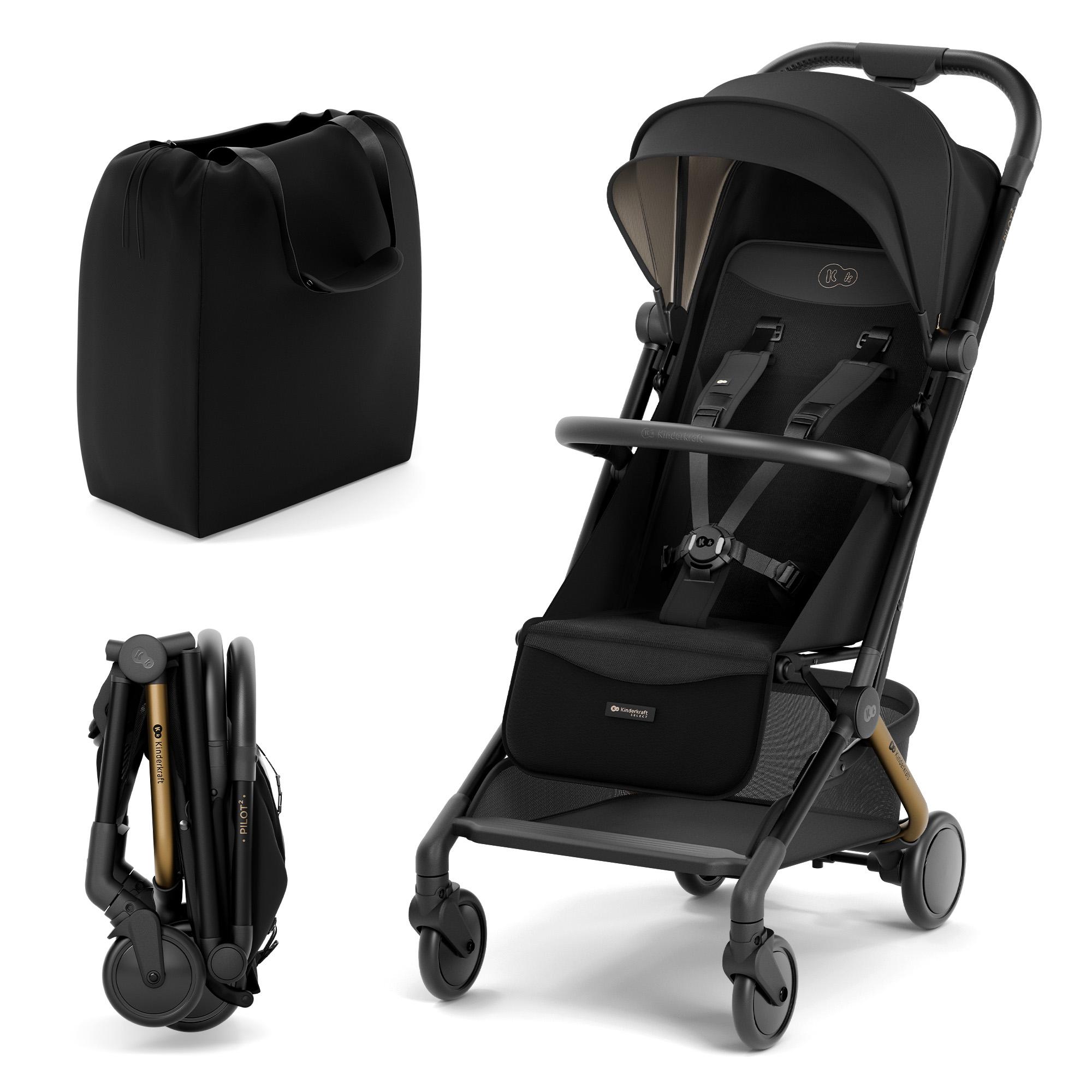 Коляска прогулочная Kinderkraft Pilot 2 Midnight Black (SPILO02BLK0000) - фото 20 Коляска прогулочная Kinderkraft Pilot 2 Midnight Black (SPILO02BLK0000) - фото 20