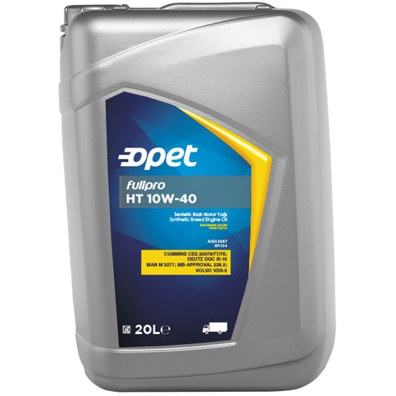 Моторное масло Opet FULLPRO HT 10W-40 E4/E7 TRUCK синтетическое 20 л (12930304)