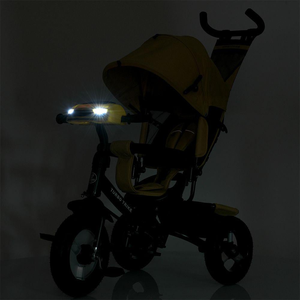 Дитячий велосипед триколісний Turbo Trike MT 1006 гумові колеса Жовтий (403720478) - фото 10 Дитячий велосипед триколісний Turbo Trike MT 1006 гумові колеса Жовтий (403720478) - фото 10