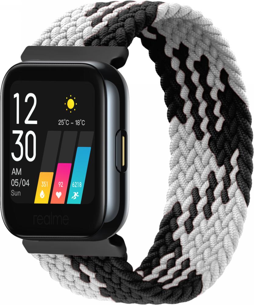 Ремешок Solo Loop Multi для Realme Watch (135 мм) Black/White (25183-1E) Ремешок Solo Loop Multi для Realme Watch (135 мм) Black/White (25183-1E)
