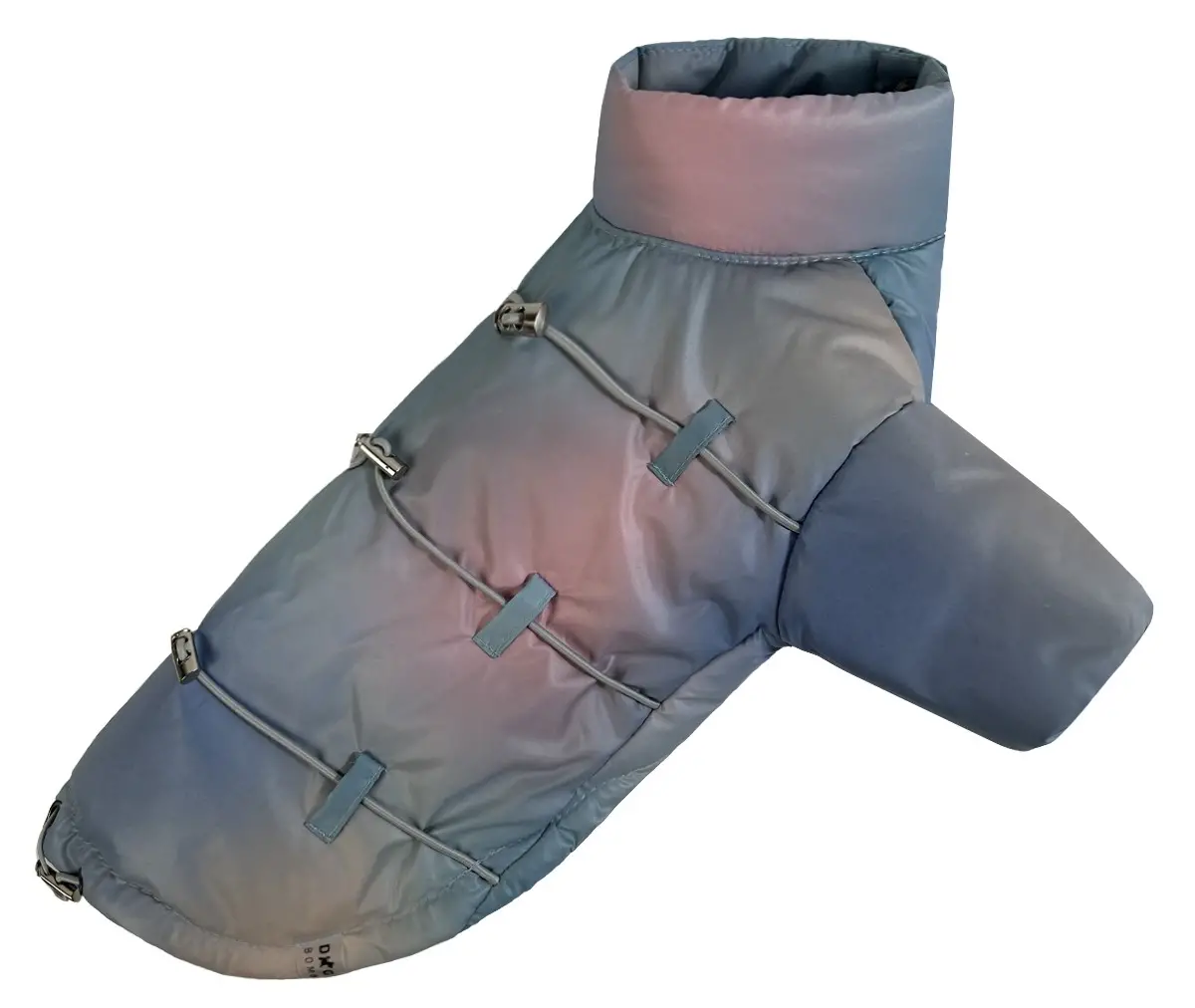 Куртка Dogs Bomba с фиксаторами р. 4 Тайдай голубой (K-83/4)