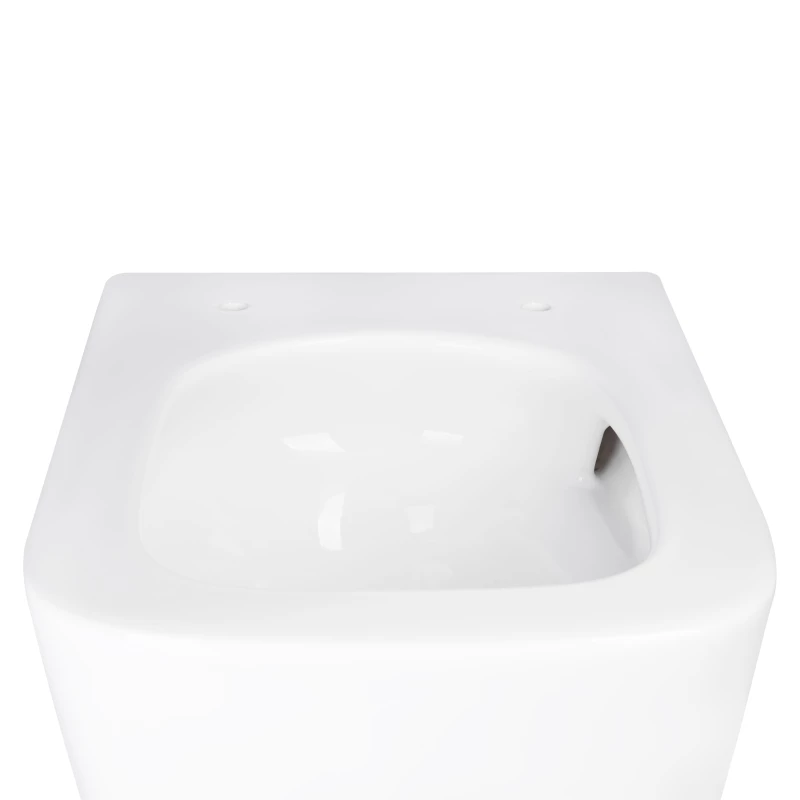 Унітаз підвісний безободковий Qtap Tern QT1733052EUQW Duroplast Soft-close з сидінням та тихим змивом Білий (14112896) - фото 4